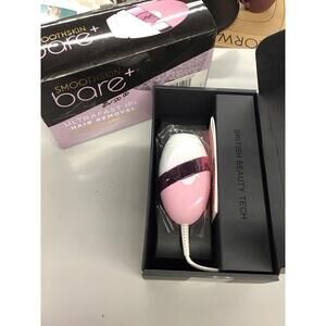 Smoothskin bare plus full body ipl hair removal device white/pink new in box